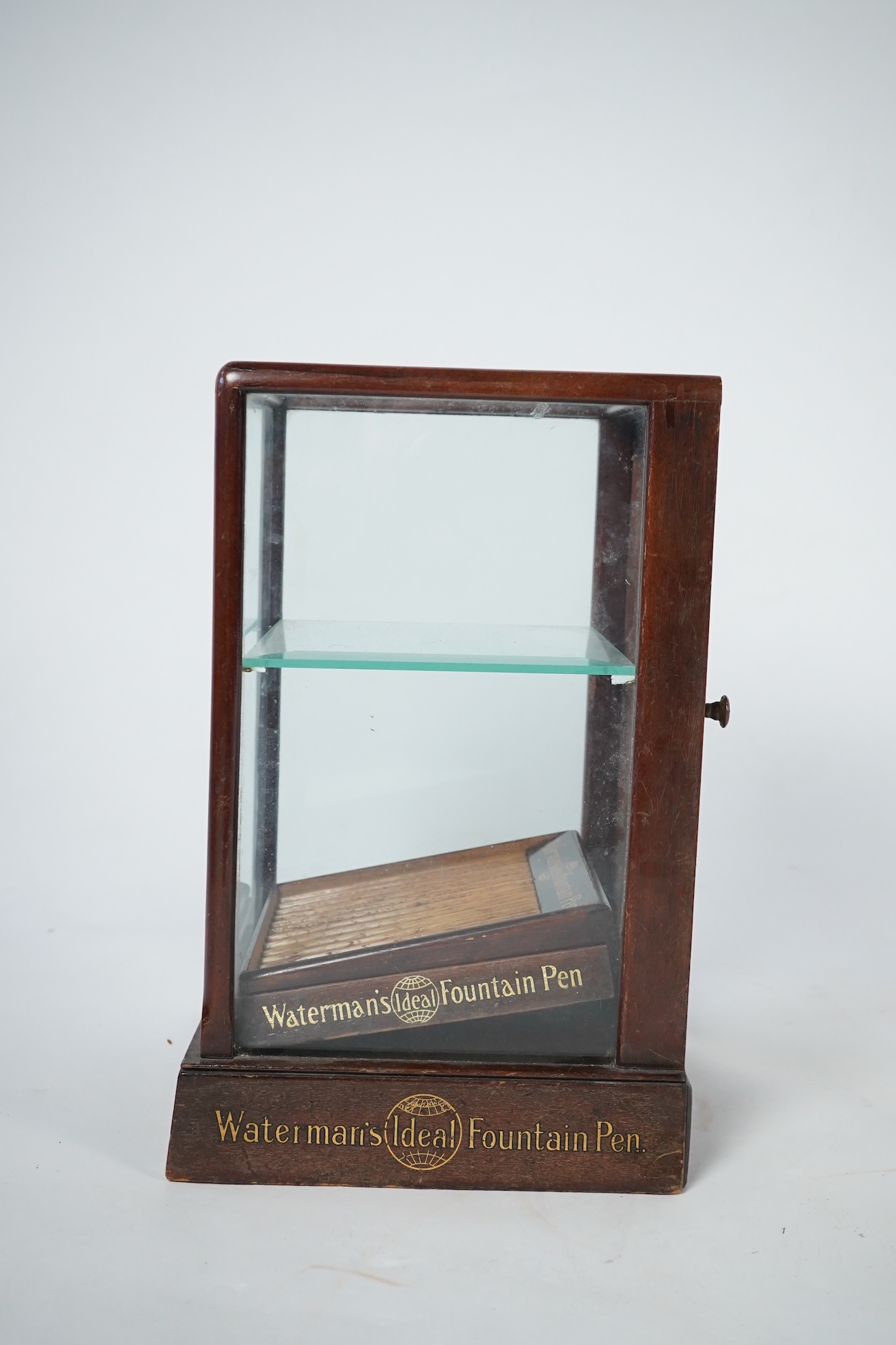 A Watermans ideal fountain pen retailer’s cabinet 41cm high x 27cm wide